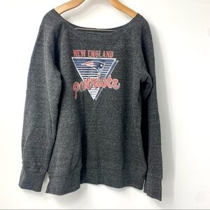 New England Patriots NFL women’s boatneck pullover 2X